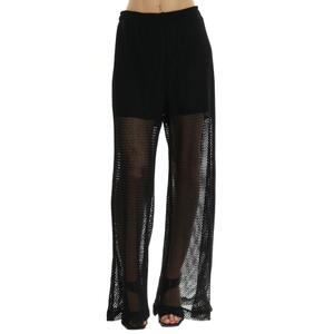 PANTALONE TRAFORATO NERO